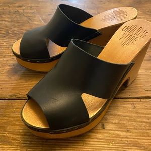 Charlotte stone sold out! Nina sandal, 39 black leather